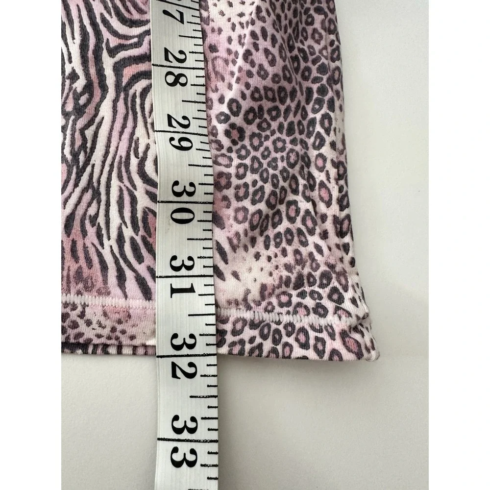 SKIMS Sleep Set Medium Bloom Mini Multi Animal Pink Pajama Set Long Sleeve‎